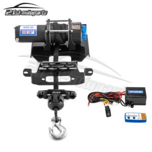For 2014-19 Polaris RZR XP/General 1000 UTV 4500lb 12V Electric Winch Mount Kit