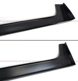 FOR 2014-2019 11TH GEN TOYOTA COROLLA 4DR SEDAN JDM BLACK SIDE SKIRT EXTENSION - Image 4