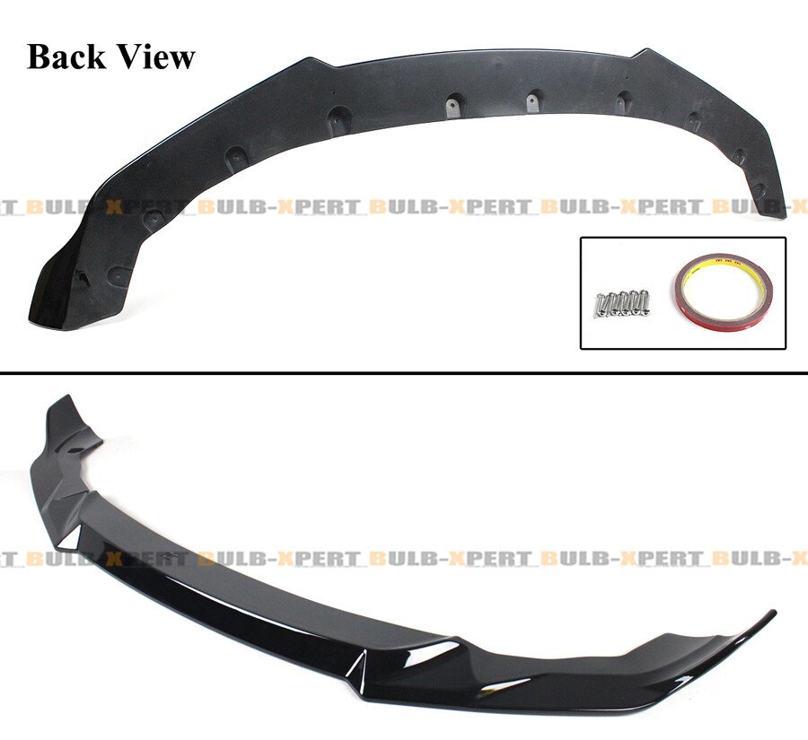 For 2016-2018 BMW F87 M2 Glossy Black CS Style Front Lip Spoiler Chin Splitter - Image 3