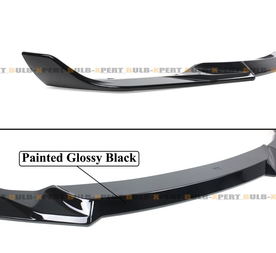 For 2016-2018 BMW F87 M2 Glossy Black CS Style Front Lip Spoiler Chin Splitter - Image 4