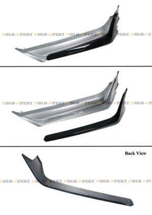 For 2021-22 Honda Accord ACR Lunar Silver Metallic Front Bumper Lip Splitter Kit - Image 4