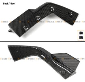For 2023-2025 Civic Type-R FL5 J Style Carbon Fiber Rear Bumper Corner Extension - Image 4
