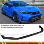 For 2023-25 Honda Civic Type-R FL5 AG Style PU Front Bumper Lip Spoiler Splitter