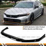 For 2025 Up Honda Civic 11th Gen Yofer Glossy Black Front Bumper Lip Splitter