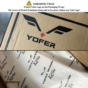 For 2025 Up Honda Civic 11th Gen Yofer Glossy Black Front Bumper Lip Splitter - Image 4