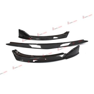 For 22-25 Toyota GR86 ST-Style Carbon Look Front Bumper Lip Body Kit Spoiler - Image 3