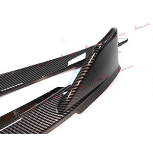 For 22-25 Toyota GR86 ST-Style Carbon Look Front Bumper Lip Body Kit Spoiler - Image 4