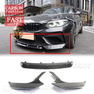 For BMW F87 M2 Competition 19-21 Carbon Fiber Performance Style Front Bumper Lip