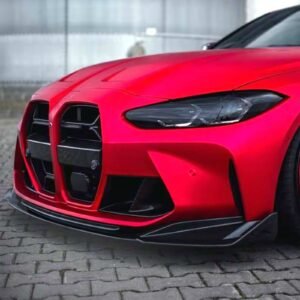 For BMW M3 G80 M4 G82 2021-25 Front Bumper Spoiler Splitter Lip Kit Glossy Black - Image 3