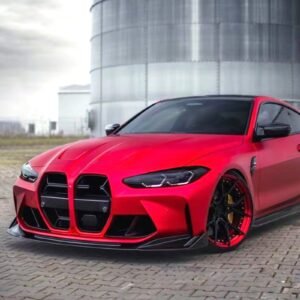 For BMW M3 G80 M4 G82 2021-25 Front Bumper Spoiler Splitter Lip Kit Glossy Black - Image 4
