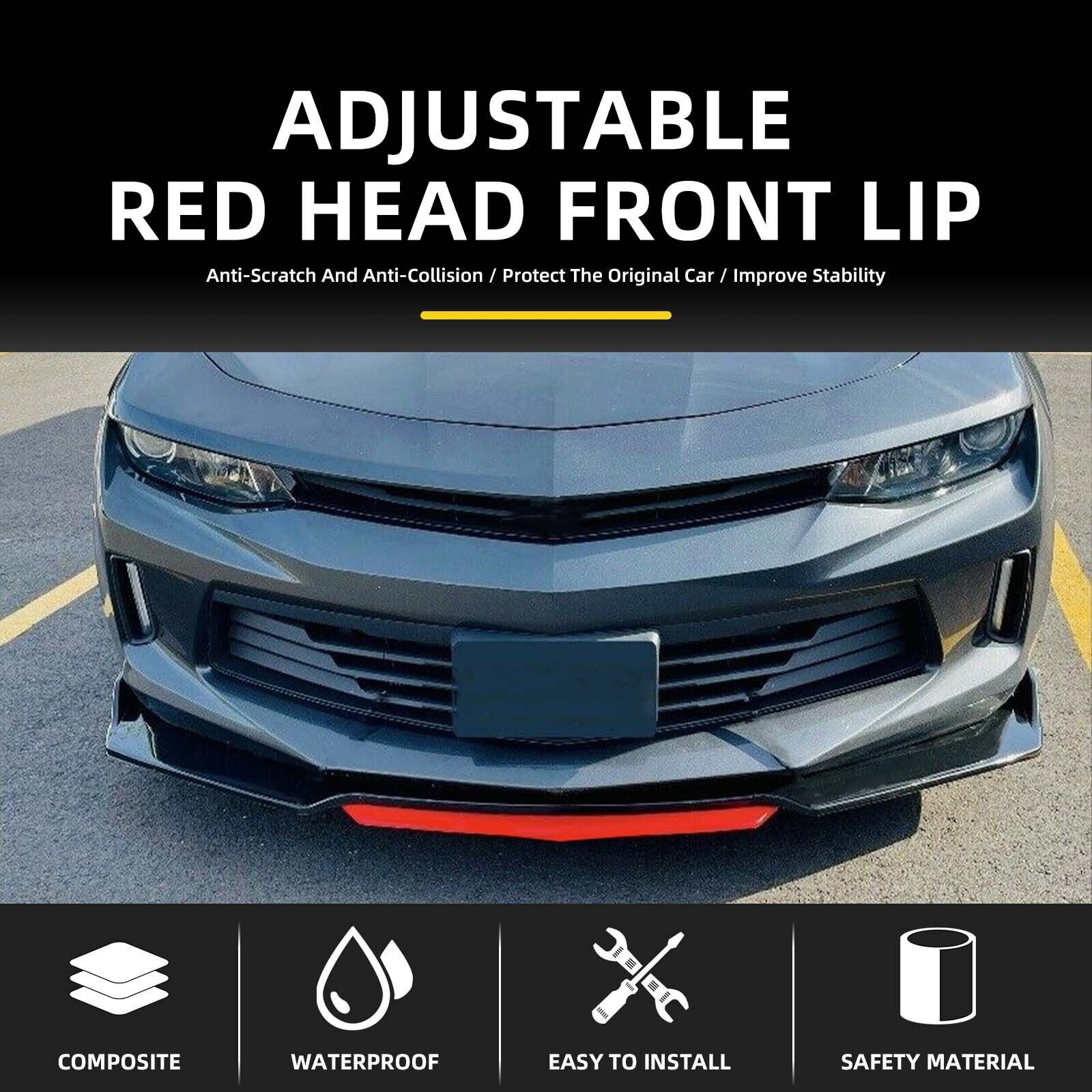 For Ford Fusion Black Front Bumper Lip Side Skirt Rear Diffuser Lip Strut Rods - Image 2