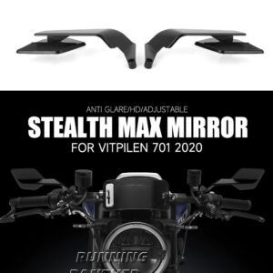 For Husqvarna Vitpilen 701 Stealth Max Mirrors Sports Winglets Rearview Mirrors