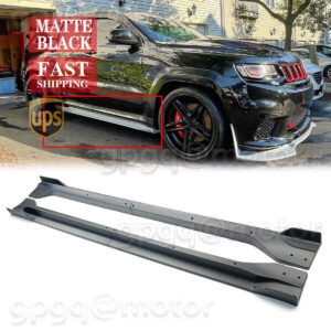 For Jeep Grand Cherokee SRT8 WK2 / Trackhawk 12-21 Side Skirt Extension Splitter