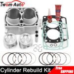 For Polaris Sportsman Ranger 700 800 Cylinder Piston Top End Rebuild Kit Engine