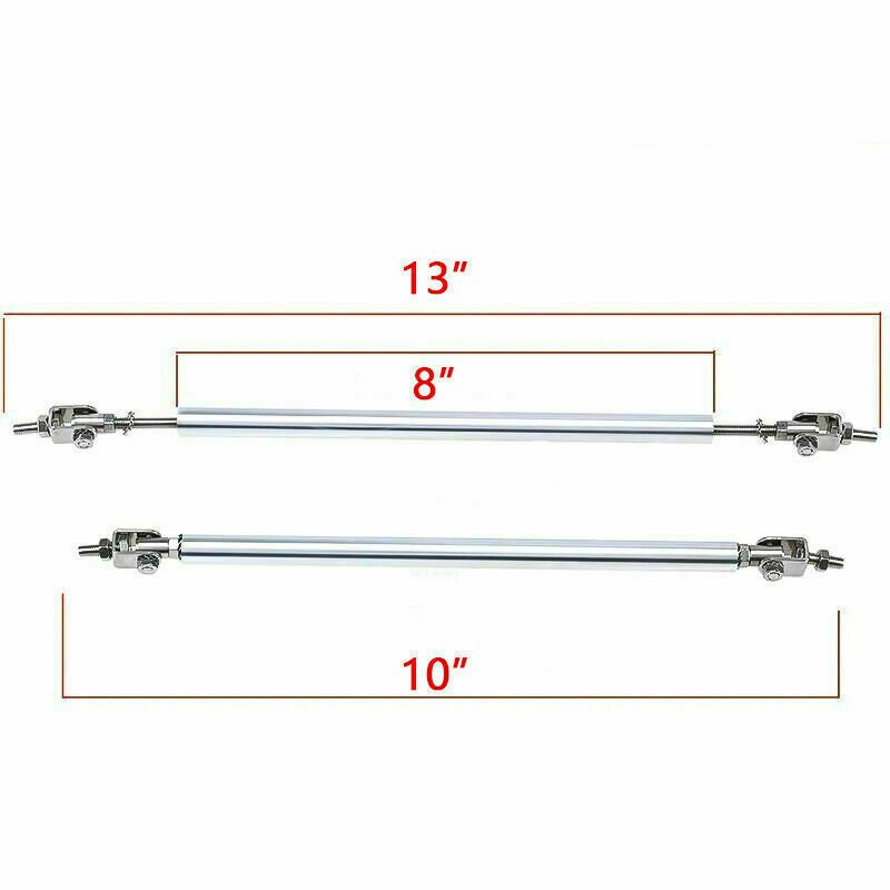 For Scion TC 05-16 FR-S Front Bumper Lip Splitter + Side Skirts + Strut Rods A+ - Image 4