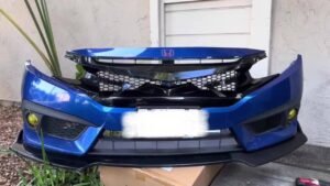 For VW Jetta MK6 MK7 Front Bumper Lip Spoiler Splitter + Side Skirt + Strut Rods - Image 2