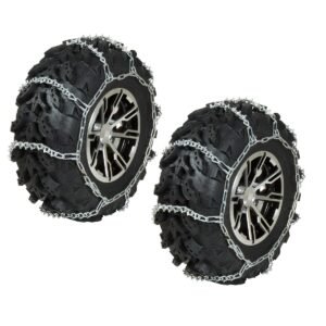 FRONT ATV Tire Chains PAIR fits Arctic Cat 454 Bearcat 4x4 1998
