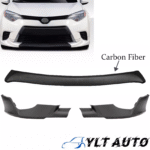 Front Bumper Lips Spoiler Body Kit For 2014-2016 Toyota Corolla Sport Style 3PC