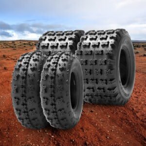 Front & Rear ATV Tires Set 4 22x7-10 20x11-10 22x7x10 20x11x10 UTV Replacement