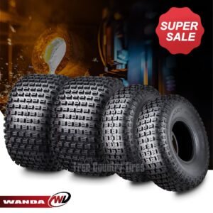 Full Set 20x7-8 Front & 22x11-8 Rear UTV ATV Tires 20x7x8 22x11x8 4PR