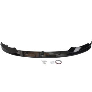 Gloss Black For 14-20 BMW F32 F33 F36 M Sport Performance Front Lip Splitter Kit - Image 4