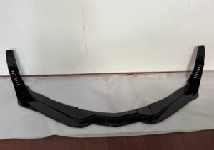 GLOSS BLACK Front Lip Splitter For 14-19 Chevrolet Corvette C7 Stingray Stage 5 - Image 4