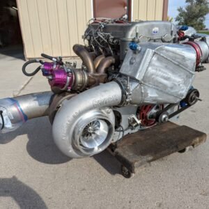GM Ecotec Drag Racing Engine 4-cyl 88mm Turbo Fresh 8 Passes Complete Methanol
