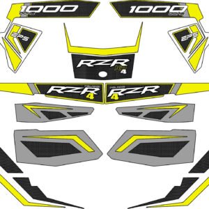 Graphics Kit Sticker Decal Polaris RZR 1000 XP (2014-2018) 4 Doors