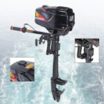 HANGKAI 2 Stroke Outboard Motor Boat Engine Water Cooling CDI System 3.6HP