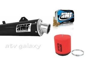 HMF Performance Slip On Exhaust+ Jet Kit + Uni Filter Honda Recon 250 (97-21) - Image 2