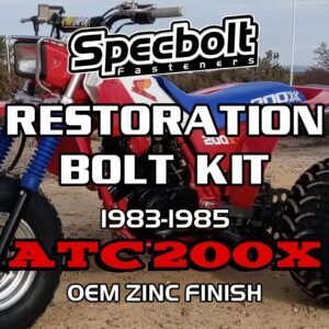 Honda 200X 1983-1985 Restoration Bolt Kit - Engine, Body, Frame, Forks Fasteners