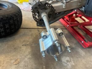 Honda Suzuki Rear Wheel Spacers 3" Thick, 4/110mm: 450R 400EX 300EX 250EX Z400 - Image 4