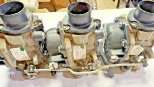 Johnson Evinrude 1996 - 2001 25 35 HP 3 Cyl Carburetor Set - Image 2