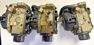 Johnson Evinrude 1996 - 2001 25 35 HP 3 Cyl Carburetor Set - Image 3