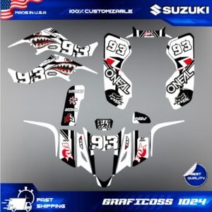 Kawasaki KFX 400 2003-2008 Graphics Kit Ltz 400 Suzuki Wrap Graphics