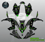 Kawasaki KFX 450 - 450R 2008 - 2014 full graphics kit sticker decals