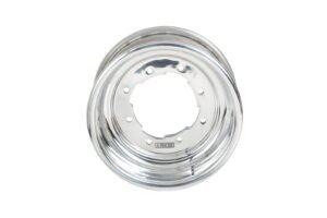 KFX 450R KFX 400 Front Rear Wheels 10x5 9x8 Alba Racing Polished Rolled Lip 32 - Image 2