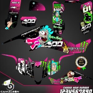 LTZ 400 Suzuki Wrap Graphics Stickers kit Decals ATV Quad 2003-2008 KFX 400