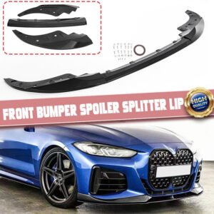 M sport Gloss Black Front Lip Splitter For 2020-2022 BMW 4 Series G22 G23 G26