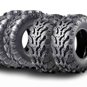 MCKINLEY UTV ATV Tires 25X8-12 & 25X10-12 6 Ply Full Set Super Mud Offroad X611