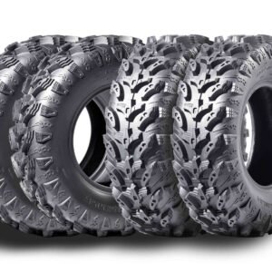 MCKINLEY UTV ATV Tires 25X8-12 6 Ply Super Mud 25X8X12 Offroad X611, Set 4