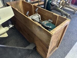 Mercury Outboard Motor Vintage KG-4 with Original Mercury Shipping Crate - Image 3