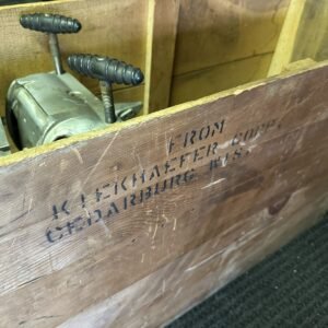Mercury Outboard Motor Vintage KG-4 with Original Mercury Shipping Crate