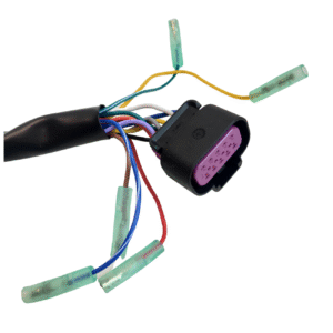 Mercury Outboard Side remote control box 881170A13 pull with 14pin 15FT Harness - Image 2