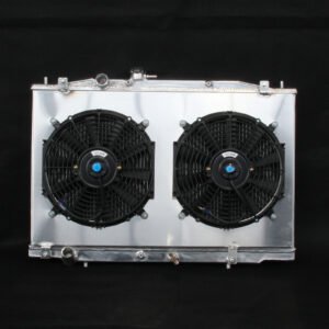 MT For Acura TL J32A3 2004-2006 V6 3.2L 2Row 2273 Aluminum Radiator+ Fan Shroud - Image 2