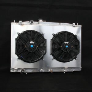 MT For Acura TL J32A3 2004-2006 V6 3.2L 2Row 2273 Aluminum Radiator+ Fan Shroud - Image 3