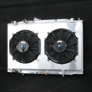 MT For Acura TL J32A3 2004-2006 V6 3.2L 2Row 2273 Aluminum Radiator+ Fan Shroud - Image 4