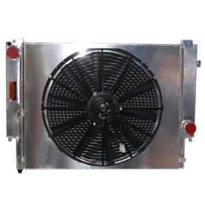 MT SPAWON For BMW E36 320i 323 325 M3 92-01 1841 Aluminum Radiator + Fan Shroud - Image 2