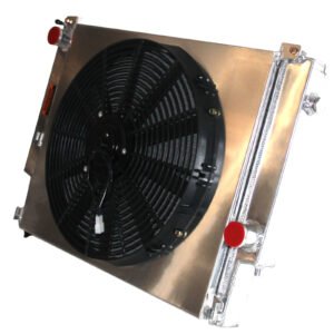 MT SPAWON For BMW E36 320i 323 325 M3 92-01 1841 Aluminum Radiator + Fan Shroud - Image 3