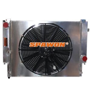 MT SPAWON For BMW E36 320i 323 325 M3 92-01 1841 Aluminum Radiator + Fan Shroud